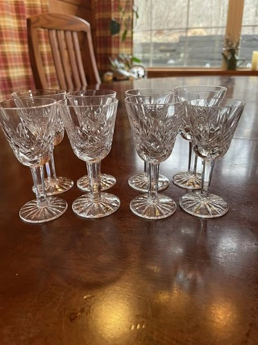 Set of 6 Vintage Waterford Colleen Mini Goblets 3.25 Cordial Glasses