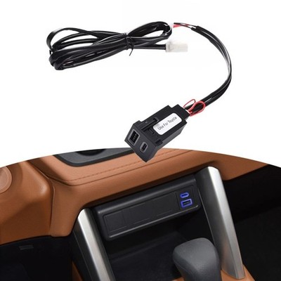 Compatible Quick Charge Dual USB C PD Car Outlet Unit For TOYOTA For RAV4