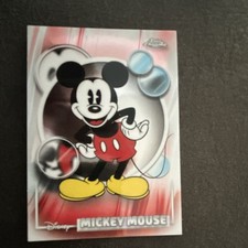 Disney Mickey Mouse Chrome Refractor Non-Sport Trading Card #8 Print Run 10 2016