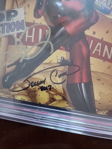 Escape from Monster Island #6 Cover F SDCC Deadpool Cosplay 2 X Sign DeBalfo 9.6 - Picture 3 of 14