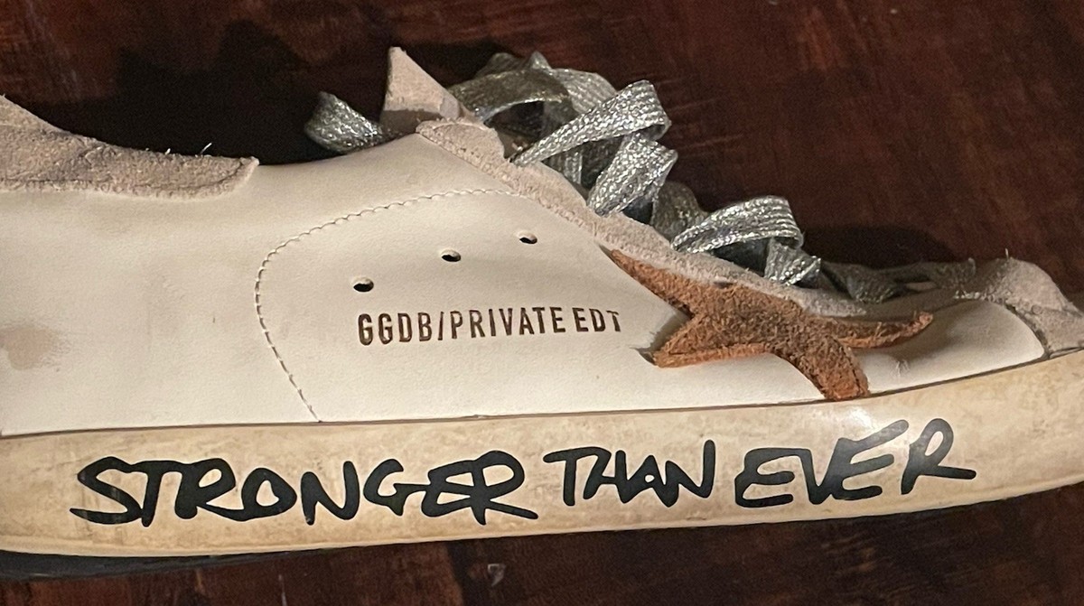 Great Golden Goose Superstar GGDB Brown White, Suede Top Sneaker 