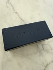 LOUIS VUITTON Sunglasses Glasses Magnetic Case Box Blue Trunk 6" X 3" X 2.5"