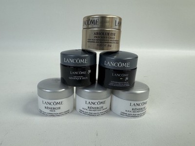 Lancome Eye Cream - Renergie, Genifique, Absolue Yeux Travel Samples Lot of 6
