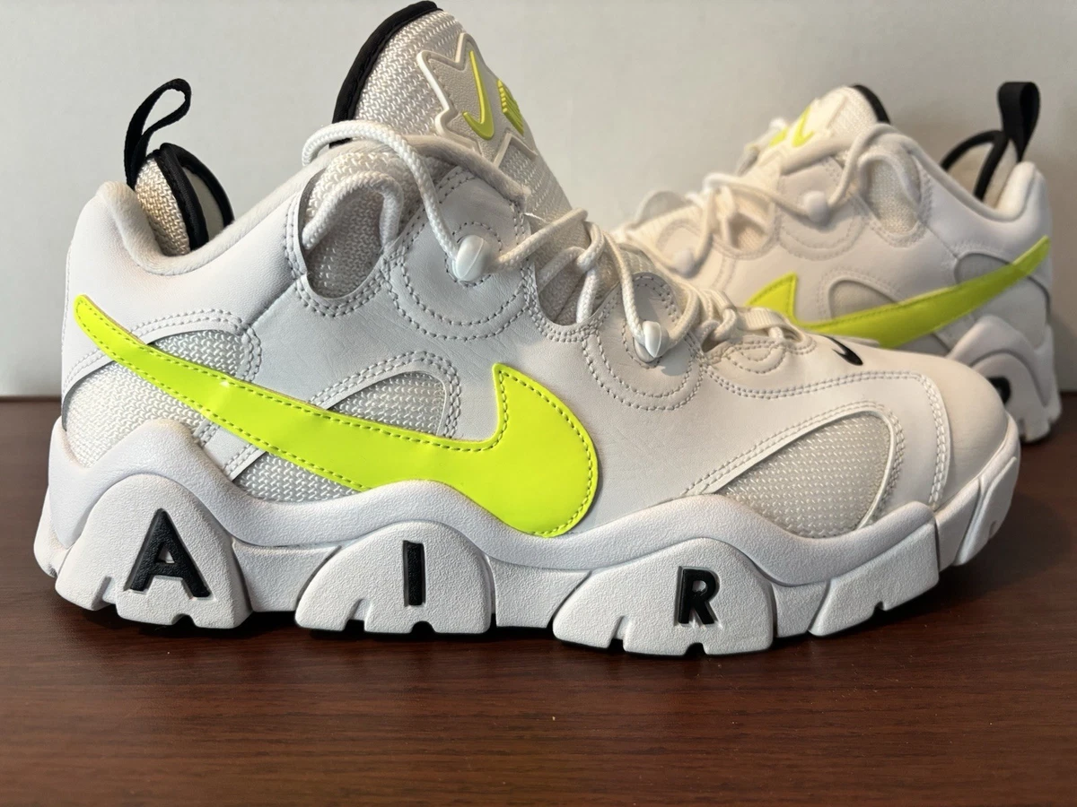Nike Air Barrage Low White Volt for Sale | Authenticity Guaranteed