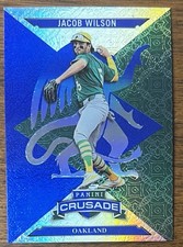 JACOB WILSON 2025 CRUSADE BLUE MOJO #47 ATHLETICS!