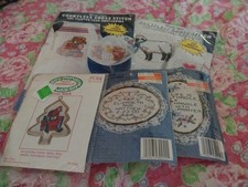 Lot Of 5 Counted Cross Stitch Kits