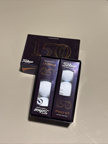 150th The British Open Championship Anniversary - 6 Titleist Pro V1 Golf Balls ⛳