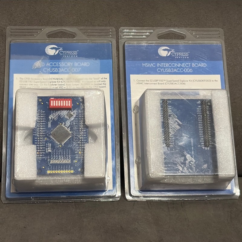 CYUSB3ACC-007 CPLD Accessory Board and CYUSB3ACC-006 HSMC Interconnect Board