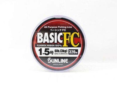 Sunline Fluorocarbon Linie Basic FC 320m Size 1.5 6lb (6213)