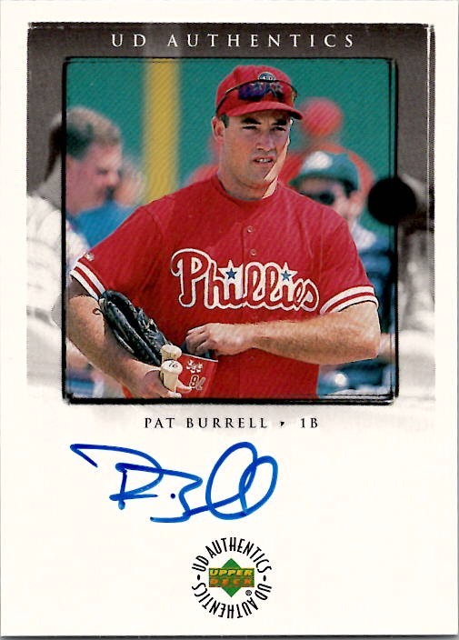 1999 Upper Deck Encore PAT BURRELL Philadelphia Phillies AUTO Insert
