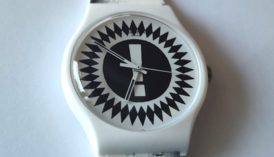 SWATCH NEW GENT SPECIAL ARTIST REFLECTING TIME by L. Petrantoni - SUOZ125 - 2012 - NEU