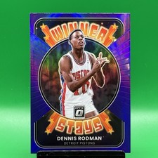 2021-22 Panini Donruss Optic - Winner Stays Dennis Rodman #6 Purple Prizm