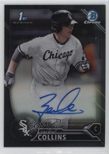 2016 Bowman Draft Chrome Pick Black Refractor /75 Zack Collins #CDA-ZC Auto 13gc