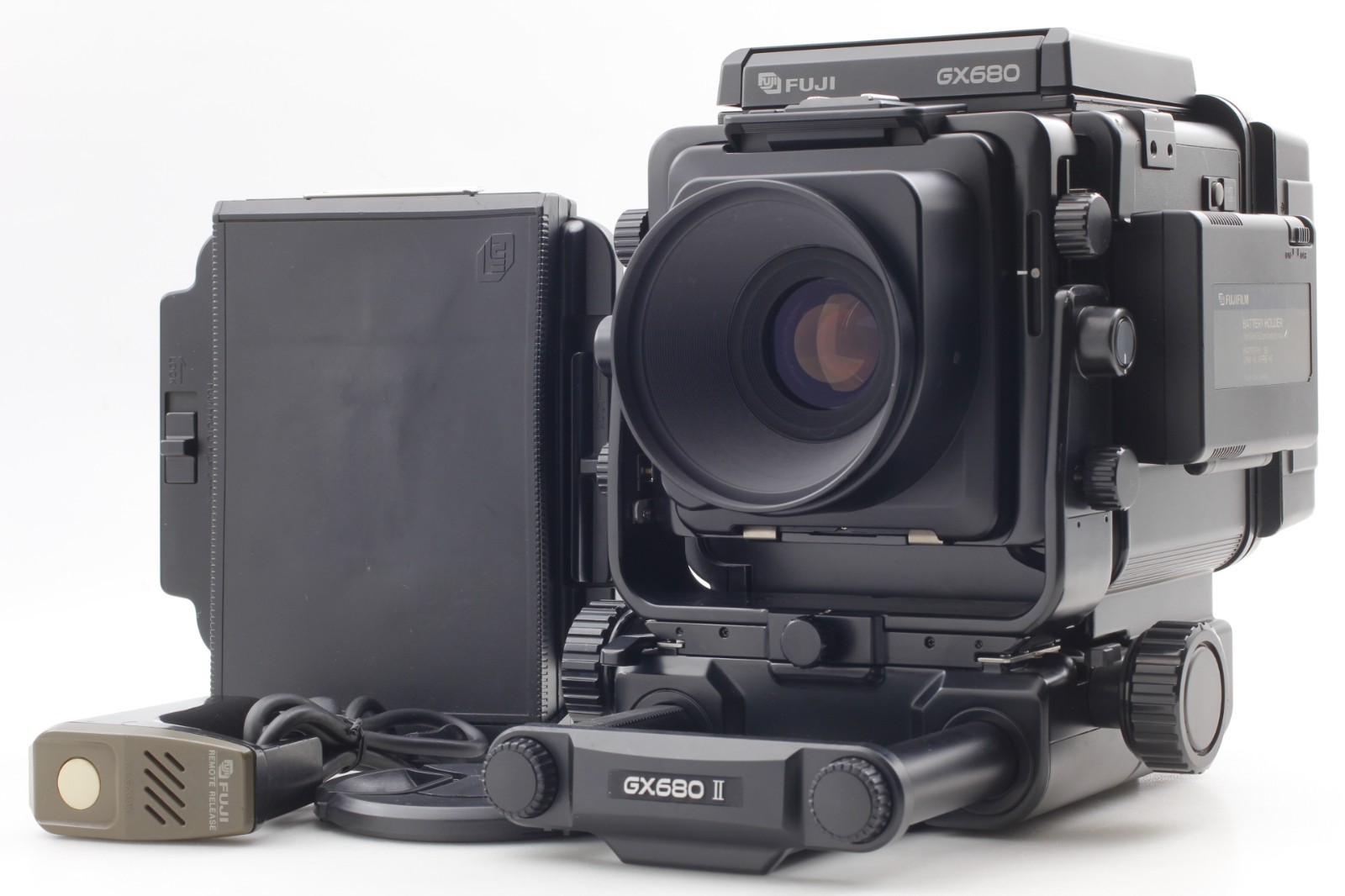 [EXC+5] Fuji GX680 II Film Camera GX 135mm f/5.6 Lens Battery Holder From JAPAN