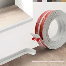 Flexible Wall Corner Protector Molding Trim, Peel and Stick Adhesive Wall Tri...