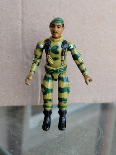 Vintage GI Joe Stalker V1 Straight Arm Hasbro 3.75in  Figure 1982