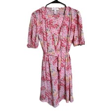 Oscar de la Renta NWT Pink Label 3 Piece Floral Pink Sleepwear Size S