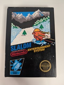 Slalom - Nintendo NES, Complete In Box, 5 Screw, Hang Tab, Authentic OEM, VG