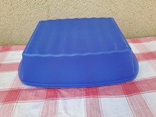 TUPPERWARE boite multi fonction bleu  boîte à brioche pain de mie - cake.