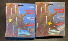 VTG 1983 The Beadery SPARKLING ICICLES 3.5" Beaded Ornament 2 NEW Kits Makes 48