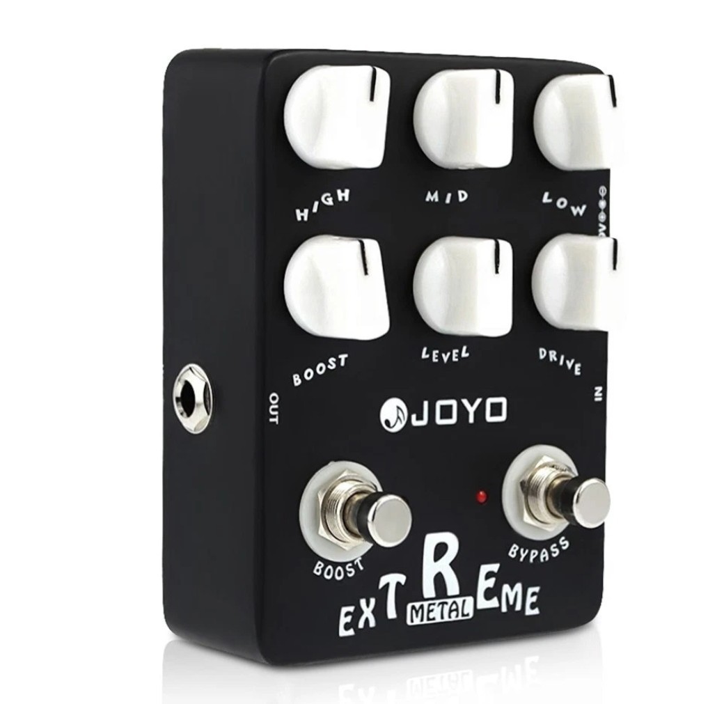 JOYO Heavy Metal Distortion Guitar Pedal Effect 3 Modes for Electric Guitar