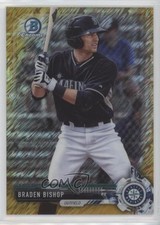 2017 Bowman Chrome Prospects Gold Shimmer Refractor 10/50 Braden Bishop 05fv