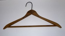 Vintage Wooden Coat / Suit Hanger Werner Montrose