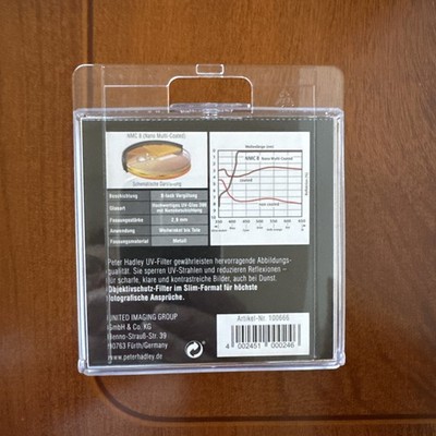 Peter Hadley UV-Filter Nano Slim 77mm,Neuwertig! Nur zum Testen verwendet!