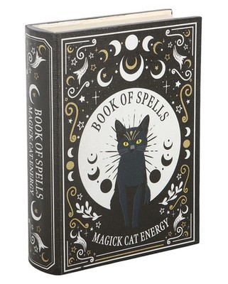  Black Cat Magick  Zauberbuch Aufbewahrungsbox 21cm | Halloween & Gothic