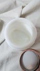 Vintage Milk Glass Jergens Face Cream All-Purpose Jar Pink Cap Paper Labels 1940 — photo 6