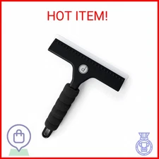 Squeegee for Shower Door, Car Windshield, and Glass Window - 2 Extra Silicone Re