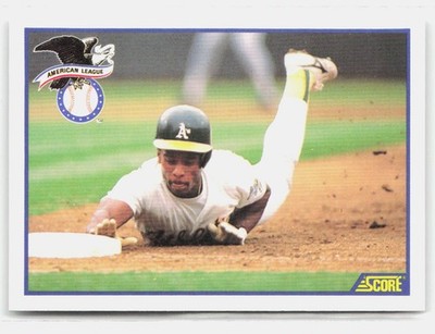 1990 Score #698 Rickey Henderson