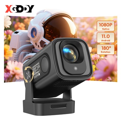 4K Android Projektor 12000 Lumen Smart Beamer HD WiFi Bluetooth HDMI Heimkino