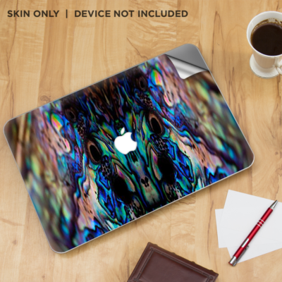 Skin Wrap for MacBook Pro 15 inch Retina Abalone Sea Shell Gold