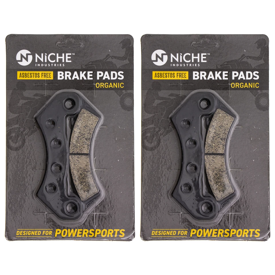 Kit de pastillas de freno NICHO para Arctic Cat Wildcat X 1000 4X 1436-420 delantero trasero orgánico Foto 3 de 4