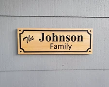 Custom Family Sign Carved Last Name Wood Wall Art Plaque Cedar Mahogany Walnut