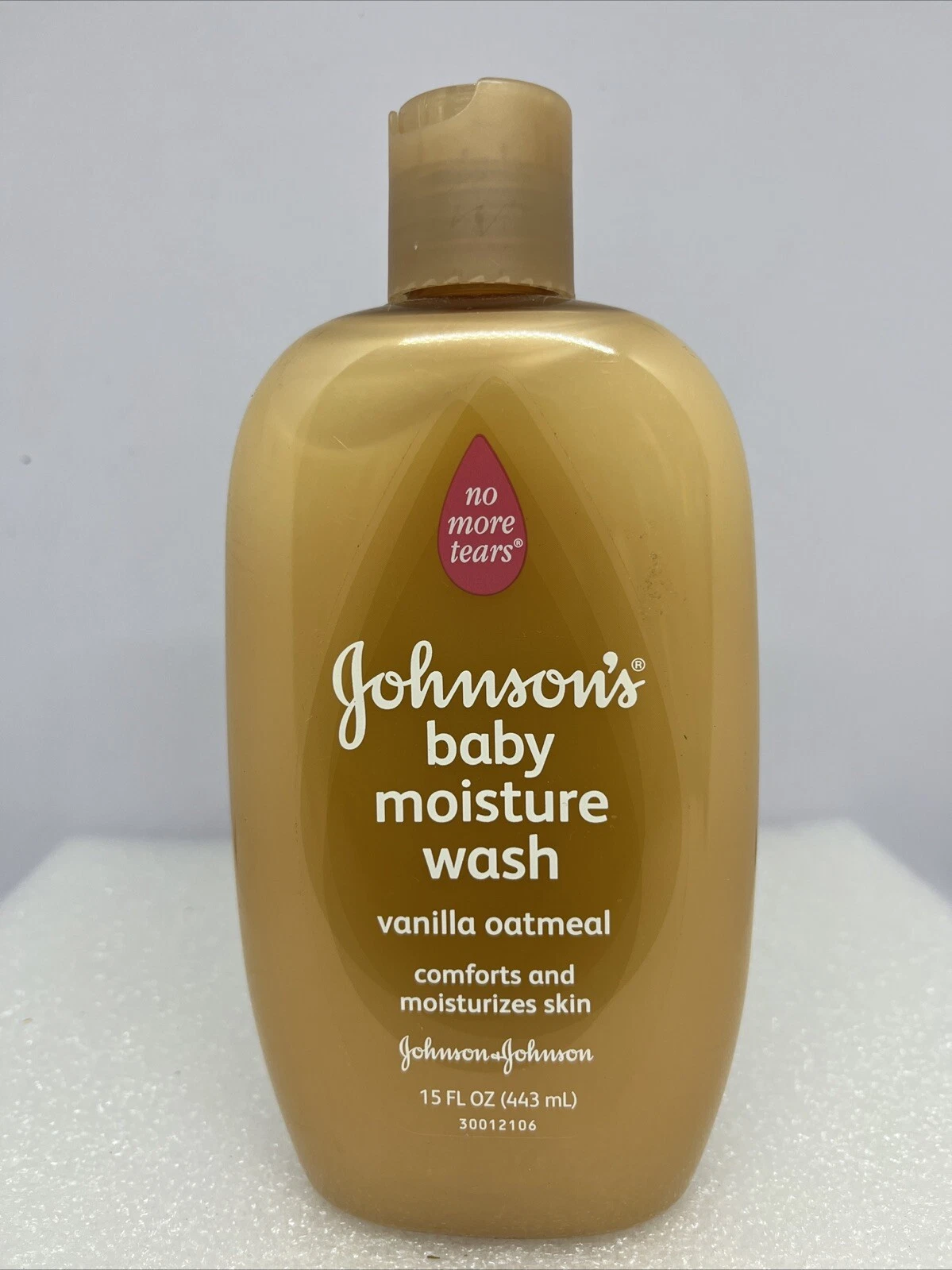 Johnsons Baby Moisture Vanilla Oatmeal Wash 15oz Hypoallergenic