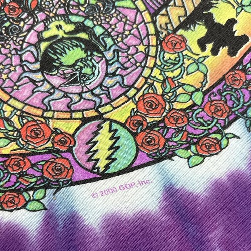 Vintage Grateful Dead Shirt Mens XL Liquid Blue Tie Dye Garcia Bear Jester Space - Picture 3 of 6