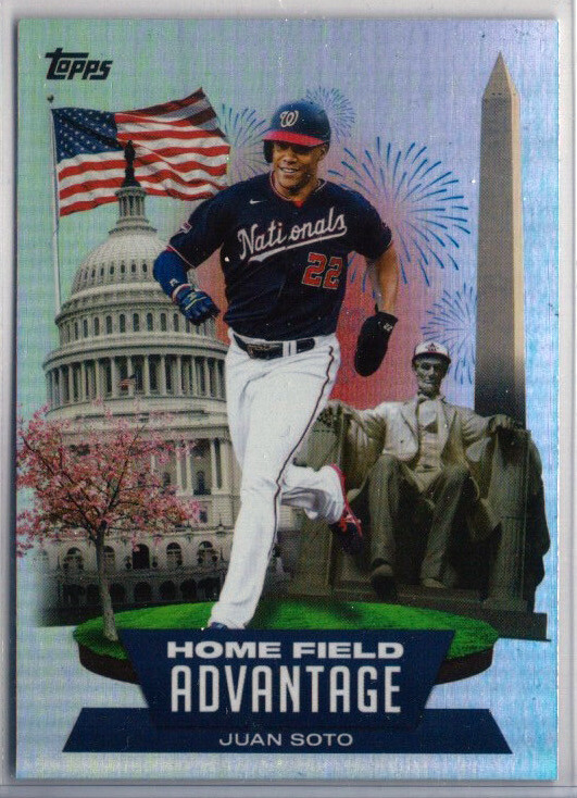 2022 TOPPS SERIES 1 JUAN SOTO HOME FIELD ADVANTAGE NATIONALS | eBay
