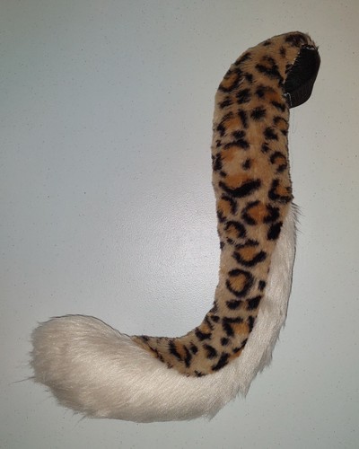 Cocoa Leopard Fursuit Partial Animal Costume Mascot Head And Tail! - Picture 3 of 13