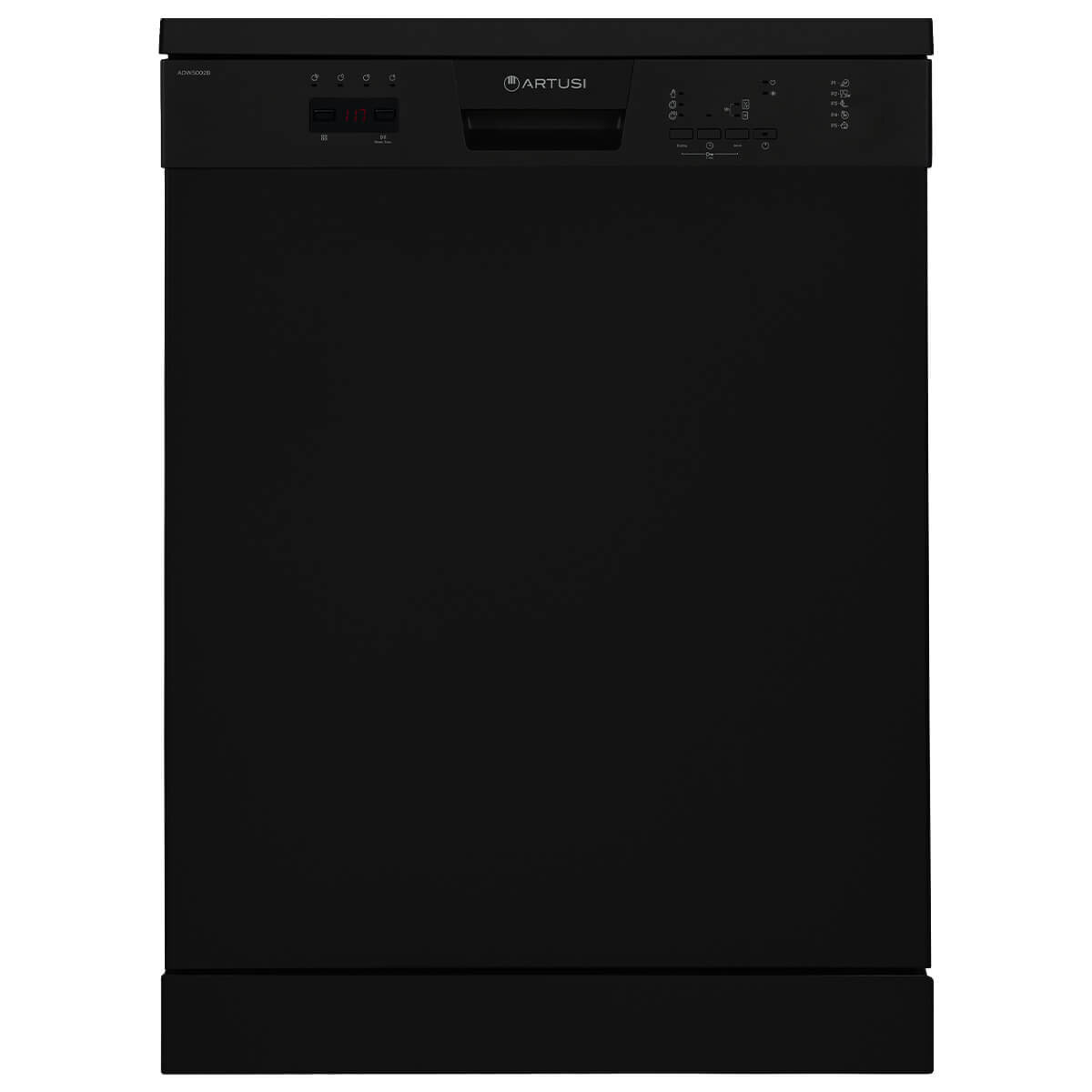 Artusi 60cm Freestanding Black Dishwasher ADW5002B Australia