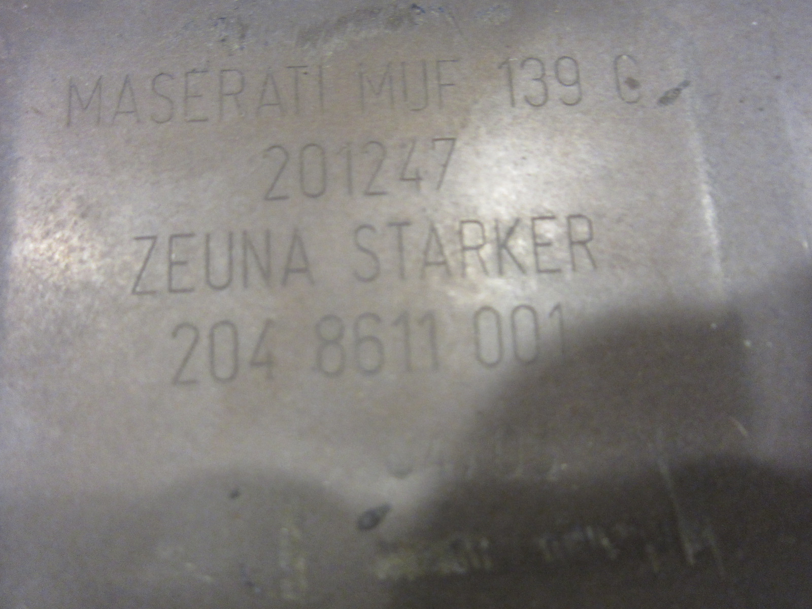 Maserati Quattroporte - Center Exhaust Muffler  - (USED) - P/N 201247
