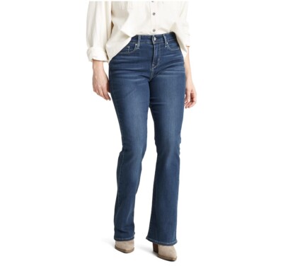 Signature By Levi Strauss NEW Women's Mid Rise Bootcut Stretch