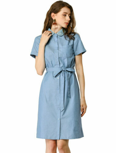 white christmas dresses PASS THE BUBBLY DENIM MINI DRESS – AKIRA main image 0