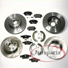 Bremsen Set Ø 322 mm + Ø 300 mm vorne hinten für Mercedes E Klasse [W212 S212]