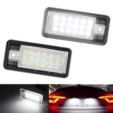 AUXITO 2X LED License Light Plate For 2002-2013 A3 Audi A4 S4 RS4 A5 A6 A8 Q7
