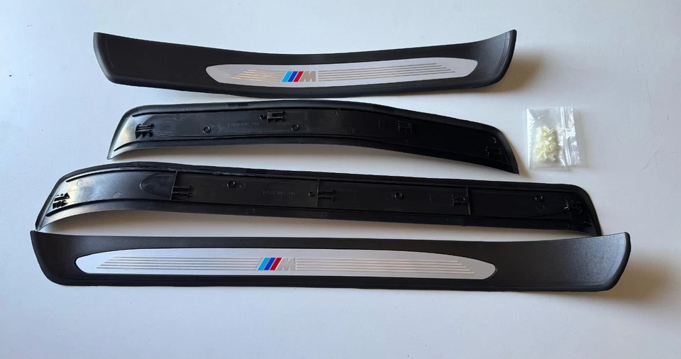 Door Sill Cover Protector Plate Set 4 pcs For BMW E60 M5 - Image 3 of 4