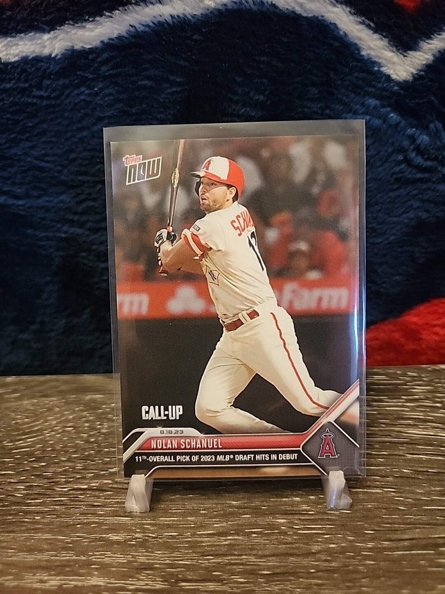 Nolan Schanuel 2023 Topps Now 11th Pick in Draft Hits in Debut 