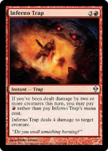 INFERNO TRAP FOIL Zendikar MTG Magic the Gathering Cards DJMagic - Picture 1 of 1
