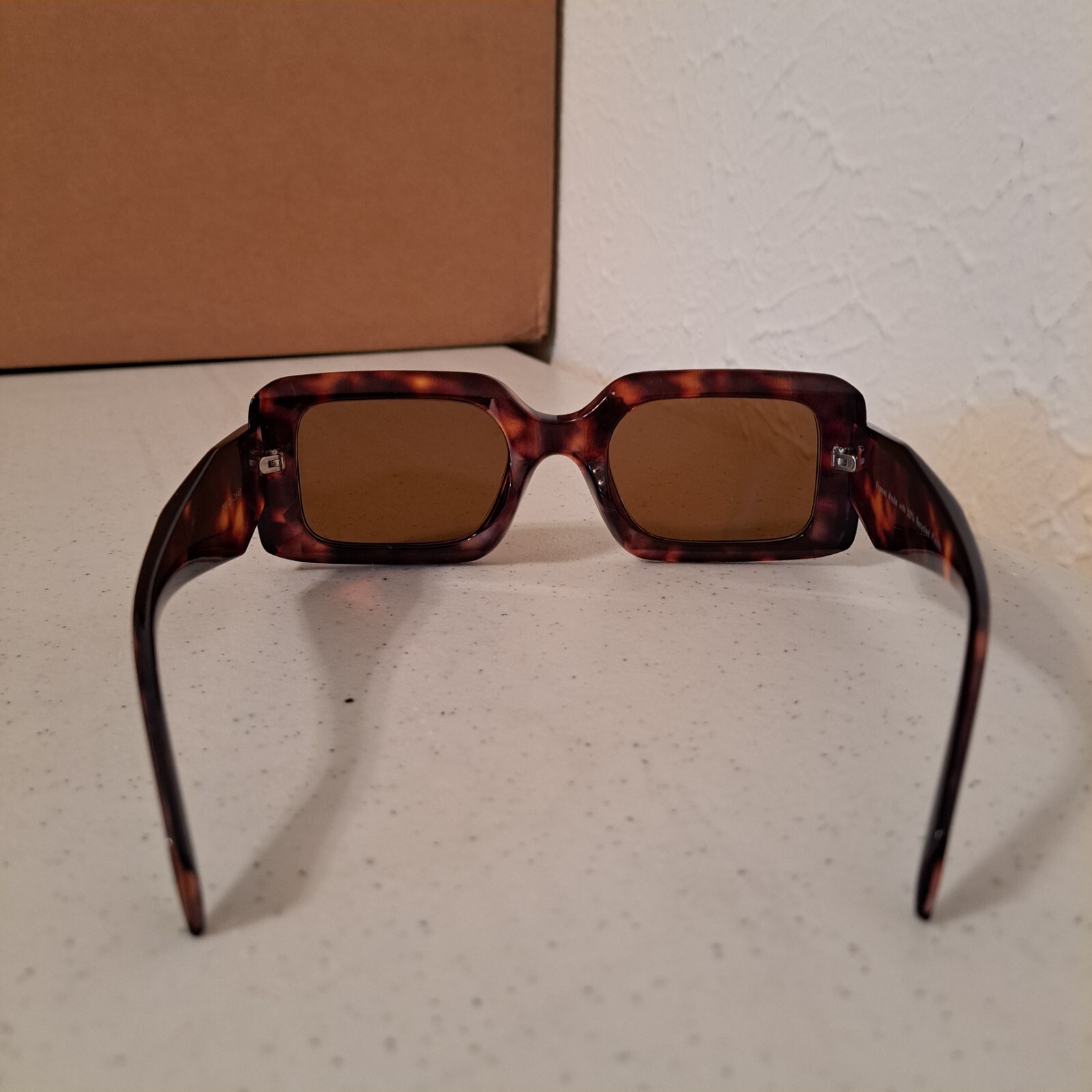 Women's Sunglasses Tortoise Rectangular Designer … - image 3